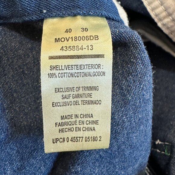 Liberty Overalls Waist 40 X Inseam 27 inches - Picture 11 of 12